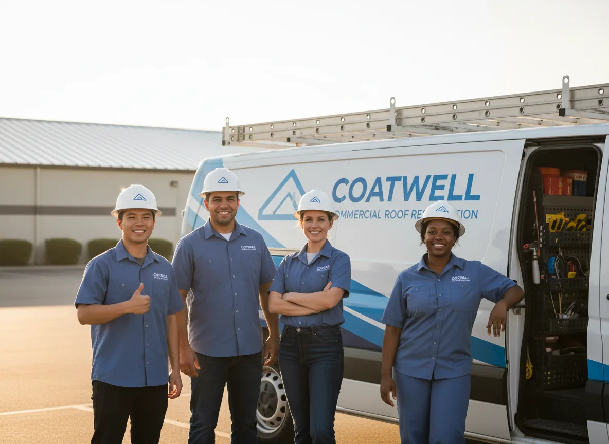 Commercial roof coating company in Crowville, LA